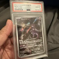 Pokemon Mewtwo Card 183/1652023 PSA 10 Gem Mint Japanese Graded - Image 1