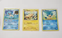 Pokemon cards lot Squirtle, Panpour , Tynamo 2011-2012 , 29/149, 38/101, 33/114 - Image 3