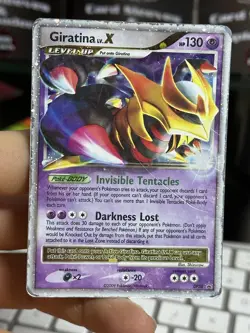 Giratina LV.X DP38 Black Star Promo 2009 Holo Pokemon Card TCG - Image 4