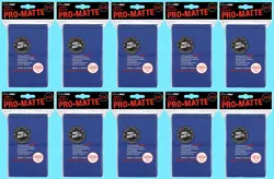1000 ULTRA PRO BLUE PRO-MATTE Standard Size Card Sleeves Deck Protectors CCG - Image 1