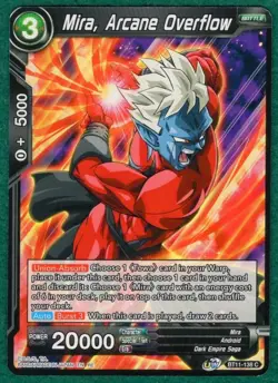 Mira, Arcane Overflow - Vermilion Bloodline BT11-138 - Dragon Ball TCG Card - Image 1