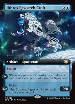 Uthros Research Craft - Extended Art EOC NM MTG - Image 1