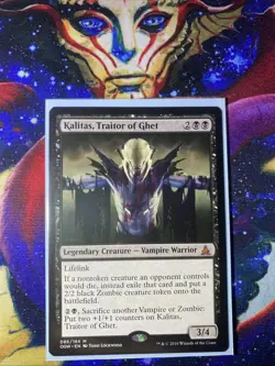 Kalitas, Traitor of Ghet Oath of the Gatewatch Near Mint MTG - Image 1