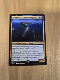 Arixmethes, Slumbering Isle - #038/307 Commander 2018 C18 Magic MTG - Regular - Image 1