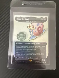 2025 Magic The Gathering Gary The Snail Secret Lair Drop Foil 1929 - Image 1