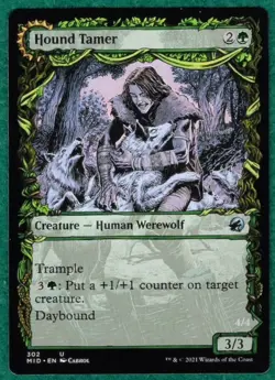 Hound Tamer (Showcase) - Innistrad: Midnight Hunt MID #302 - Magic MTG Card - Image 1
