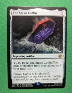 MTG - The Stasis Coffin # 245 - The Brother's War - Pack Fresh!!! - Image 1