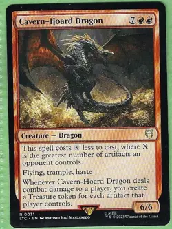 Magic the Gathering - Cavern-Hoard Dragon NM - Image 1