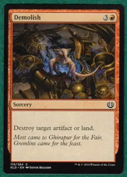 Demolish - Kaladesh KLD #113 - Magic: The Gathering MTG Card - Image 1
