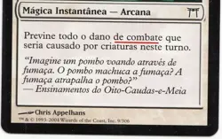 Ethereal Haze Portuguese Mtg MISPRINT. Prevents only combat damage - Image 3