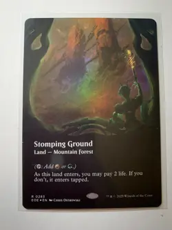 Stomping Ground (Borderless Foil) - Edge of Eternities (EOE) - Image 1