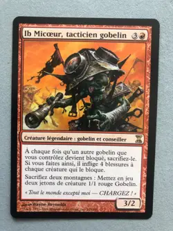 Mtg Carte Magic Time Spiral Ib Halfheart Goblin Tactician French Fr LP - Image 1