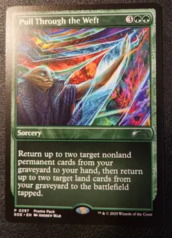 MTG Magic [x1] Pull Through the Weft [x1] Edge of Eternities PROMO M/NM - Image 1