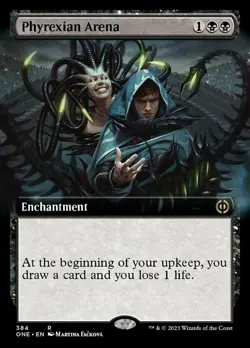 Phyrexian Arena - Extended Art - Phyrexia: All Will Be One - Near Mint - Image 1