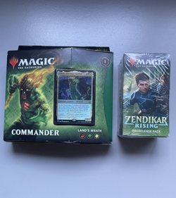 MtG Zendikar Rising Commander Land's Wrath + Prerelease Pack Factory Sealed s - Image 1