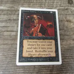 Magic The Gathering MTG Demonic Tutor Unlimited Edition MP Good Ungraded * - Image 1
