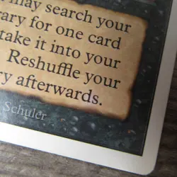 Magic The Gathering MTG Demonic Tutor Unlimited Edition MP Good Ungraded * - Image 2