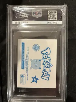 2000 Merlin Pokemon 2 Charizard Sticker #123 - PSA 10 - Image 2