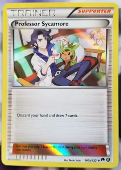 Pokemon Professor Sycamore 107a/122 Holo Foil Promo Card (ALTERNATE ART) - Image 1