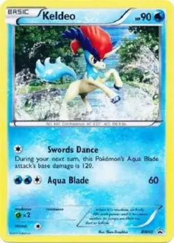 POKEMON BLACK STAR PROMO KELDEO BW60 HOLO FOIL NM (NEAR MINT) - Image 1