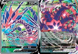 POKEMON PROMO ETERNATUS V SWSH044 & ETERNATUS VMAX SWSH045 NM (NEAR MINT) - Image 1