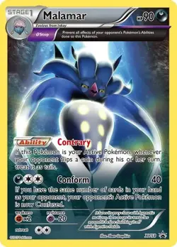 POKEMON BLACK STAR PROMO MALAMAR XY58 HOLO FOIL NM (NEAR MINT) - Image 1