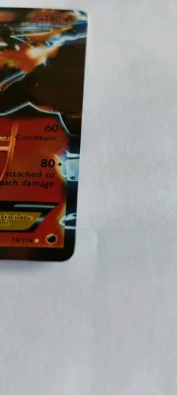NM Pokemon Heatran EX Black & White Plasma Freeze Holo Ultra Rare 13/116 (2013) - Image 4