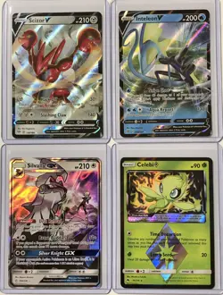 Pokemon TCG Ultra Rare Lot (SwSh Vs, Silvally GX, Celebi Prism Star) - Image 1