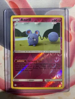 Azurill - 146/236 - Reverse Holo Common - Cosmic Eclipse - Pokemon Card NM - Image 5