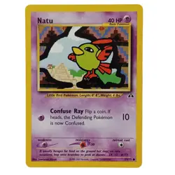 Natu 59/75 Pokemon TCG Neo Discovery 2001 WOTC Vintage Common Card - Image 1