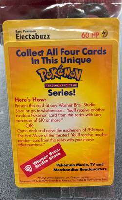 SEALED Electabuzz (Warner Bros. Movie Promo) 02/53 - Pokemon WOTC Promo - Image 1