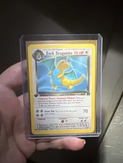 Pokemon TCG - Dark Dragonite 1st Edition Non-Holo Team Rocket 22/82- - Image 1