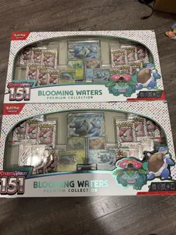 Pokemon Scarlet & Violet - 151 Blooming Waters Premium Collection Lot Of 2 - Image 1