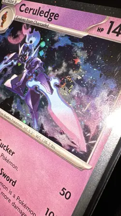 Ceruledge 098/193 Near Mint Cosmos Holo Pokemon TCG Paldea Evolved SWIRL - Image 5