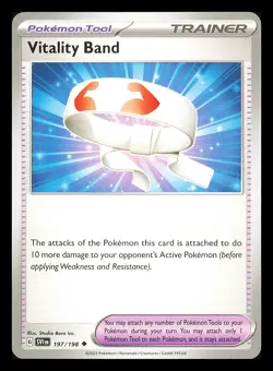 4x Vitality Band 197/198 Playset of 2 NM Reverse 2 NM Normal Scarlet & Violet - Image 2