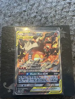 Reshiram & Charizard Tag Team GX SM201 Holo Card - Image 1