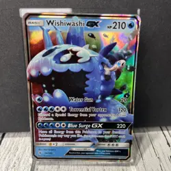 Wishiwashi GX 38/145 Sun & Moon Guardians Rising Ultra Rare 2017 Pokemon Card - Image 1