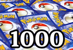 Lot of 1000 POKEMON CARDS - Common Uncommon Rare - Includes 200 Foil/Holo Cards - Image 1