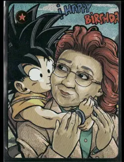 2003 DRAGON BALL WAIFU ANIME CARD GODDESS STORY ACG GOKU DBZ #15 - Image 1