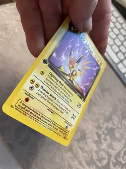Dark Jolteon Team Rocket 1st Edition 32/82 WOTC Vintage 2000 Pokemon Card NM/LP - Image 4