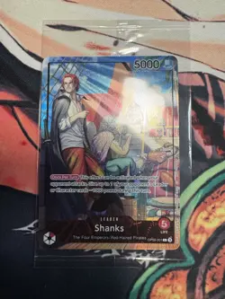 One Piece | Shanks OP09-001 | PSA Exclusive Promo Card | SEALED! - Image 1