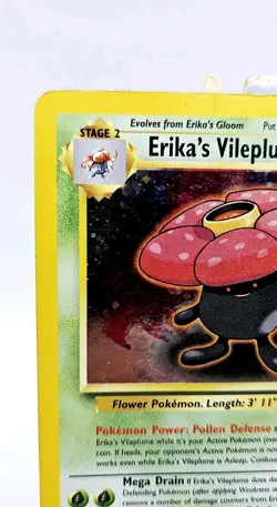Pokemon Cards: Gym Heroes Rare Holo: Erika's Vileplume 5/132 LP - Image 2