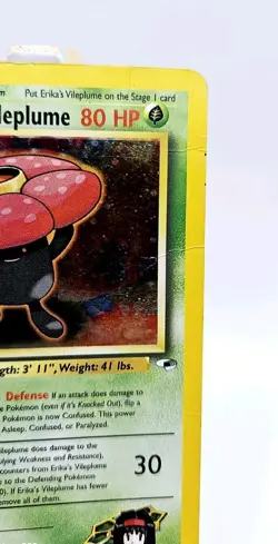 Pokemon Cards: Gym Heroes Rare Holo: Erika's Vileplume 5/132 LP - Image 3