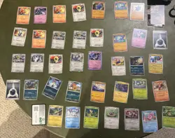 Pokemon Sealed 151 Blooming Waters Lot With Unova Tin And Miscellaneous Cards￼ - Image 5