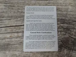 Magic The Gathering MTG Legends 1994 Rules Cards x49 Light Play Excellent Cond - Image 4