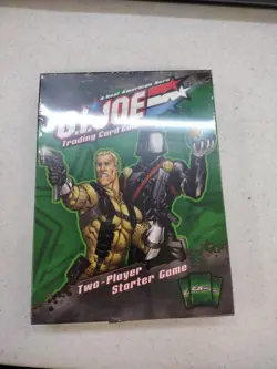 G.I. Joe TCG Two Player Starter Set Box damaged cards sealed unused - Image 1