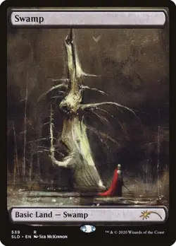 MTG English Swamp (Seb 539) NM Normal Secret Lair - Image 1