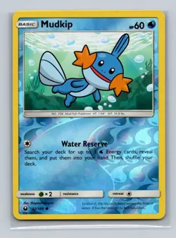 Pokemon TCG Mudkip 32/168 Sm-Celestial Storm Reverse Holo - Image 1
