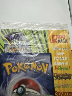 VINTAGE 2000 "TOP DECK" POKEMON MAGAZINE WITH Fossil Set BOOSTER PACK Lapras - Image 4