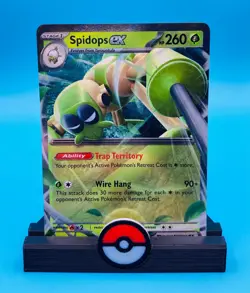 Pokemon TCG Spidops ex Scarlet & Violet Base Set 019/198 Holo Double Rare - Image 1